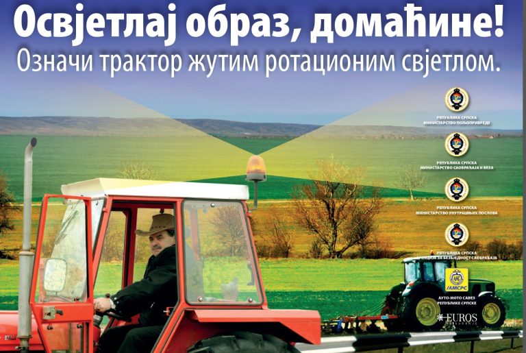Kampanjom do bezbjednije vožnje traktora