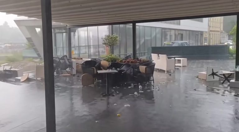 Nevrijeme i jak vjetar pričinili štetu u Bihaću