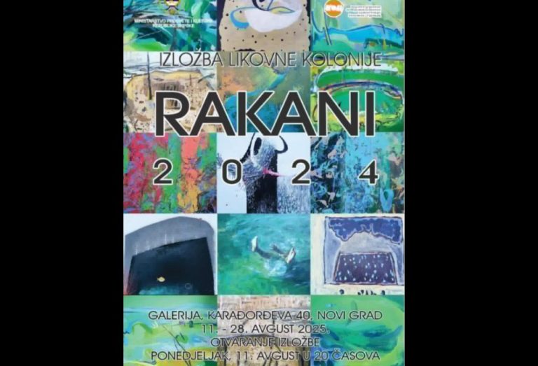 Likovna kolonija “Rakani” počinje 11. avgusta