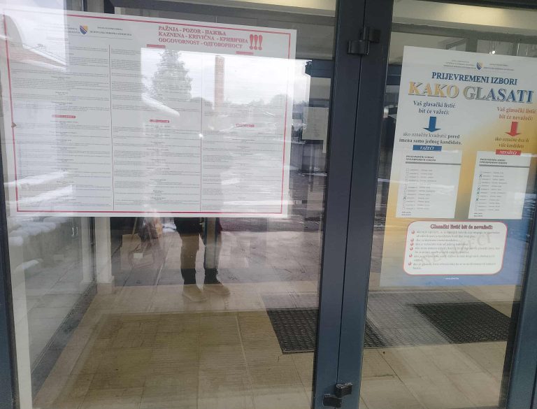 OIK Novi Grad : Do 15.00 časova glasalo 23,32 odsto birača