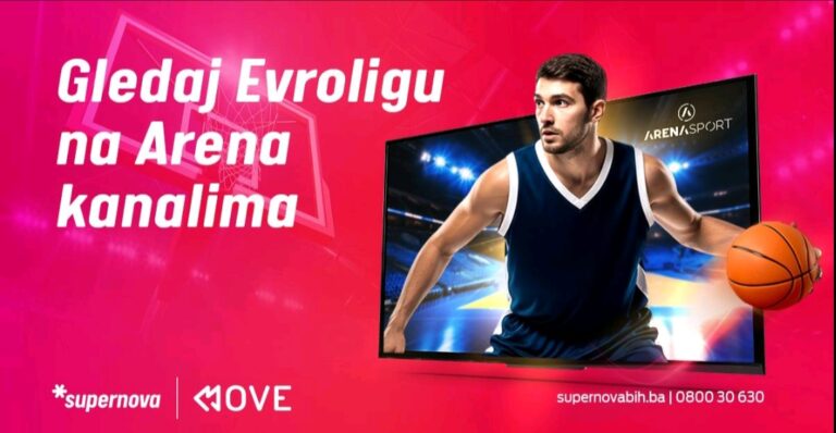 Evroliga na Arena kanalima: Gledajte u Supernovoj i na MOVE