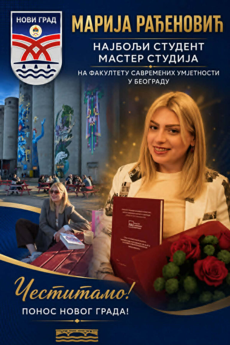 Upoznajte Mariju Rađenović, najboljeg studenta master studija  Fakulteta savremenih umjetnosti u Beogradu